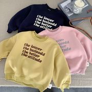 2025★秋冬新作★韓国風子供服★トレーナー★裏起毛★90cm～140cm 3色