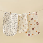 ベビー枕カバー　23*40CM　よだれ　新生児　A類ガーゼ　韓国ベビー用品