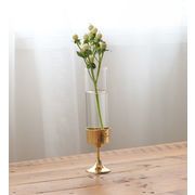 【in bloom】ブラスキャンドルスタンドフラワーベース Sサイズ in bloom / インブルーム