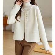 初回送料無料　ニットセーターエレガントカーディガンコート　レディースファッション人気トレンド