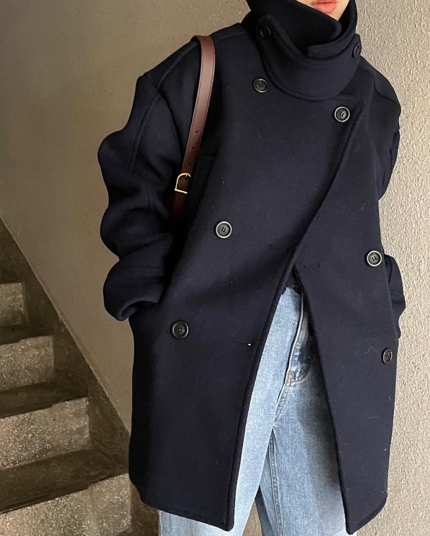 2025 秋冬新作 気質 おしゃれ シックスタイル 韓国風 ダブルブレスト