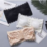 シンプル チューブトップ ベアトップ 薄カップ付 ノンワイヤー  ブラジャー インナー 矯正補正レディース