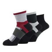 ASHITOMO WORKING SOCKS ズレ対策ソックス 先丸ショート25-27cm3足組カラー SWZS-C13