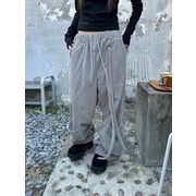 2025年INS 夏新作　韓国風    気質   ゆったり　カジュアル系　  ロングパンツ