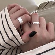 シンプルシルバー指輪 リング S925 シルバーアクセサリー アレルギー対応 調整可能 おしゃれ 上品