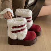 シューズ　スノーブーツ　秋冬　デザイン　韓国ファッション　INS
