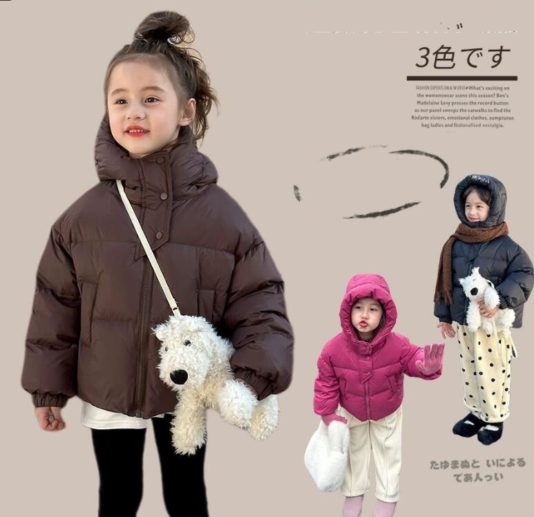 2025新作 　キッズ服　トップス　ダウンコート　綿服★100－160CM　３色