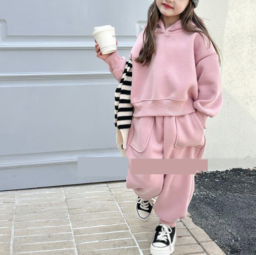 新作　秋冬新作　韓国ファッション　韓国子供服　上下セット　2点セット 　キッズ女の子　