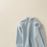 激安 【2025秋冬新品】韓国風子供服  キッズ服  無地 長袖 インナー  Tシャツ  80m-140cm  9色