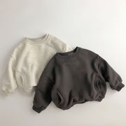 2025冬新作h★子供服　トレーナー★80cm～130cm 2色