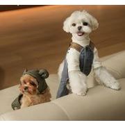 ペット用品 ペット服  犬服 秋冬服   中綿 サロペット 防寒 お出かけ
