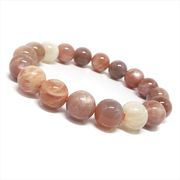 インド産 太陽と月 天然石 サンムーンストーンブレスレット 約11mm 《SION 天然石 パワーストーン》