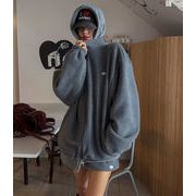 2025年INS 秋冬新作    デザイン   フレンチ  ラムズウール   ジップアップ  コート+ミニスカート