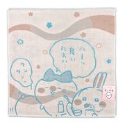 ちいかわ ウォッシュタオル ほのぼの ブルー