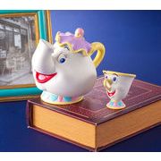 ディズニー/美女と野獣/ポット夫人&チップ 貯金箱