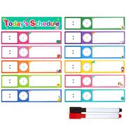 スケジュールカード ルーティンカード 子供 知育 学習カード 時間割 予定 時間管理 知育玩具 教育グッズ