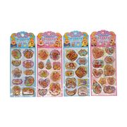 ぷくぷくシール ぷっくりシール 3Dステッカー 立体ステッカー エポキシステッカー デコシール スパンコール