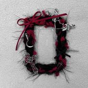 DIYパーツ 痛バッグ装飾 推し活 素材オタ活 写真ケース 透明カードケース ボア レース カード入れ