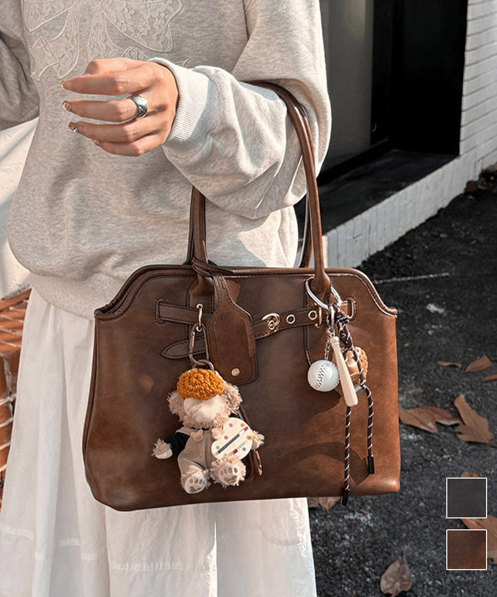 【日本倉庫即納】 レトロトートバッグ 肩掛けカバンビジネス