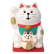 コンコンブル 開運カラー招き猫 白 ZCB-16366