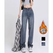 【日本倉庫即納】 裏起毛デニムパンツ 暖かいジーンズ 厚手