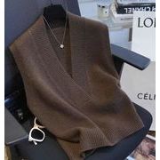 2026新品 レディース　オシャレニットベスト　２色