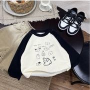 韓国　韓国子供服　韓国ファッション　新作　トレーナー　キッズ　ブラウス　トップス