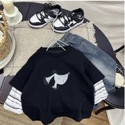 韓国　韓国子供服　韓国ファッション　新作　トレーナー　キッズ　ブラウス　トップス