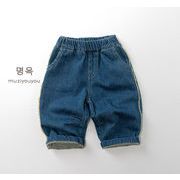 【2025秋冬新作】雑貨 韓国風 子供服 パンツ 裹起毛 キッズ 保温 ロングパンツ