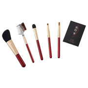 熊野化粧筆セット 筆の心 ブラシ専用ケース付き