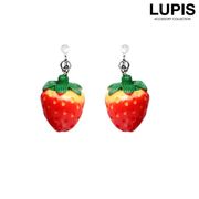 イヤリング レディース いちご ストロベリー かわいい ポップ フルーツ 食品サンプル ユニーク 華やか