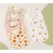 2025年新作 ベビー綿よだれかけ  ベビー唾液ナプキン  おしゃれ キッズ よだれかけ 防水 可愛い ベビー向け