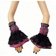 秋冬手袋 グローブ アームカバー  手袋  パンク風