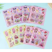 ぷくぷくシール ぷっくりシール 3Dステッカー 立体ステッカー エポキシステッカー　ヌイグルミ