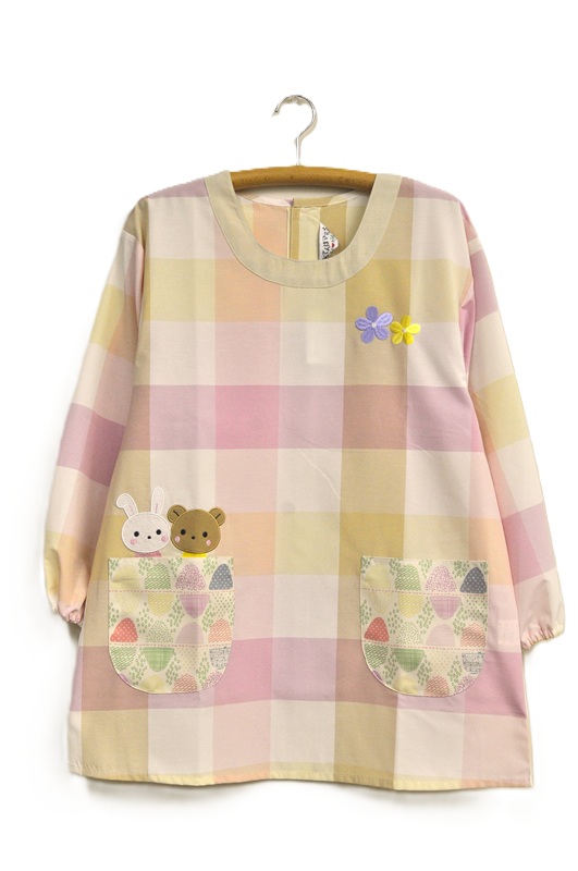 【即納】おてんばママカッポー　レディースエプロン 保育士 介護士