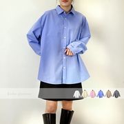 【2026新作】T/Cブロード/チェック　オーバーサイズ　刺繍シャツ(33155)