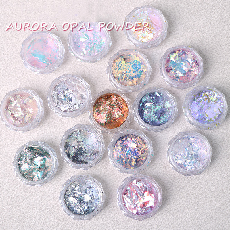 フレークパウダー ラメグリッター ホログラム ミラーパウダー オーロラフレーク メタリック ネイルアート