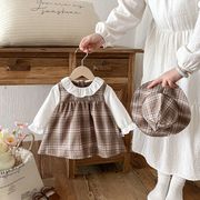 2026春秋子供服 シンプル 可愛い ロンパース 連体服 韓国風 防寒 温かい ベビー服 キッズ服 [66~90cm]