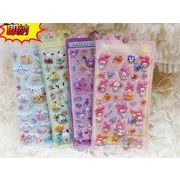 即納 DIY手作り  粘着シール 3D 立体ステッカー  シール デコレーション ぷくぷく ステッカー