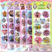 ぷくぷくシール ぷっくりシール 3Dステッカー 立体ステッカー エポキシステッカー　ヌイグルミ