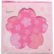 ＜さくら＞ジャガード織りハンドタオル　53-32