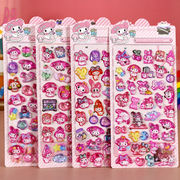 ぷくぷくシール ぷっくりシール 3Dステッカー 立体ステッカー エポキシステッカー　ヌイグルミ　4種類