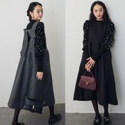 2026新作 韓国風 レディース服 ワンピース 2色
