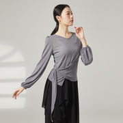 ダンスウェア ヨガ バレエ 体操 ベリーダンス インドダンス 社交ダンス シャツ上着 トップス 5色