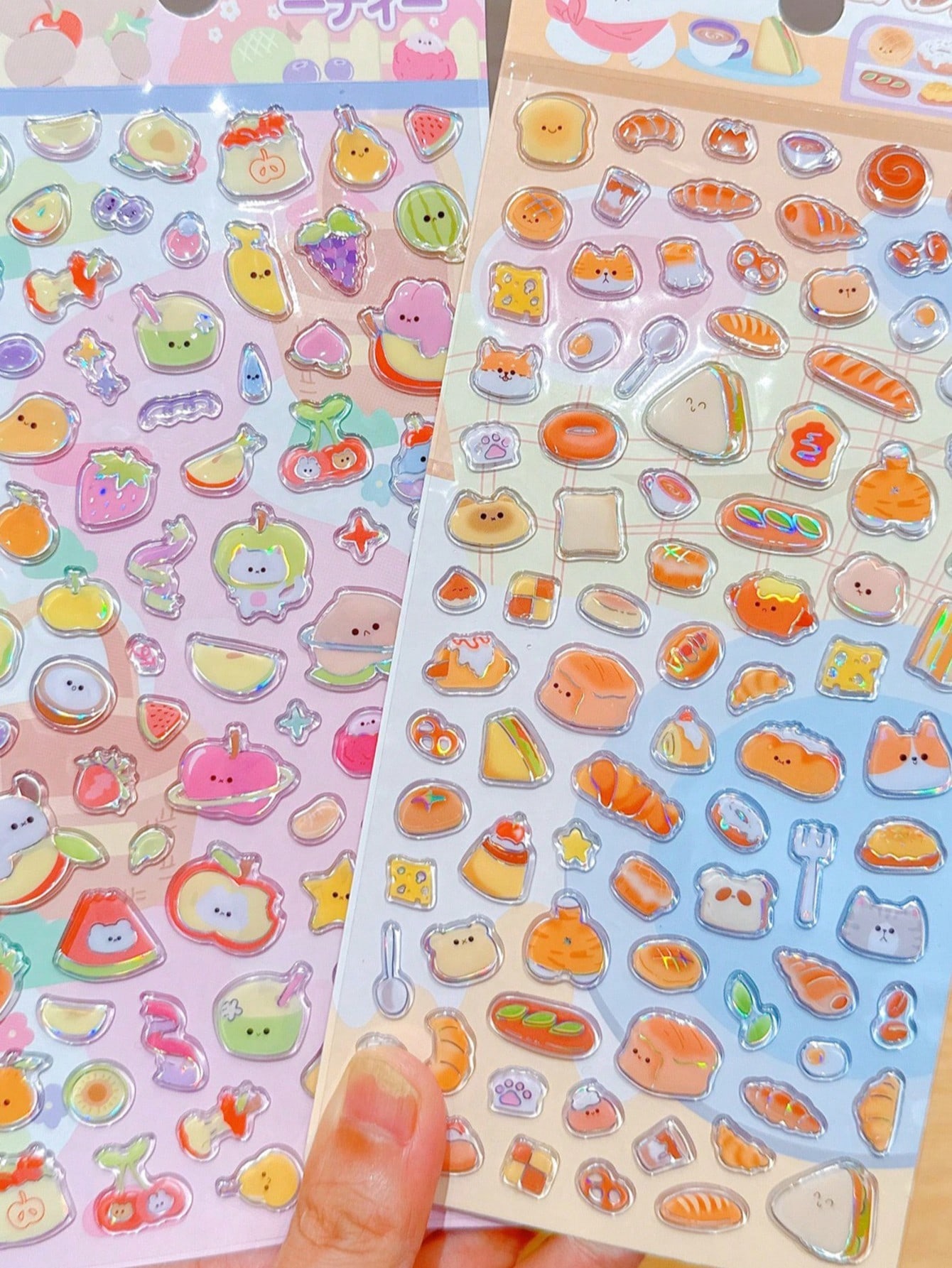 新入荷★DIY手作★手帳用 貼り付け★粘着シール★立体キャラクターシール★デコシール