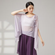 ダンスウェア ヨガ バレエ 体操 ベリーダンス インドダンス 社交ダンス シャツ上着 トップス 5色