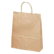 手提げバッグ（小）茶無地（50枚入） 50-5101