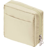 ナイロンスクエアポーチ 0084-02 ライトベージュ