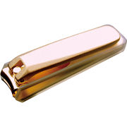 和製金メッキ爪切り（大・カバー付） NC-212KC