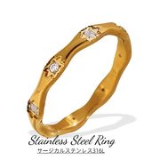 ステンレス 指輪 18K リング  大人可愛いリング ステンレス 上品 ステンレス指輪 男女 超新作2026